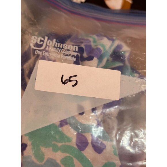 Lilly Pullitzer one shoulder blue green purple top size xs - Picture 8 of 8